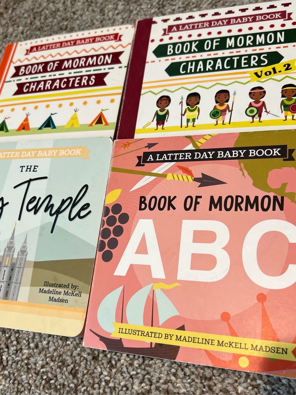 A Latter Day Kids Board Books The Holy Temple Book of Mormon ABC Mormon Characte - Picture 2 of 8